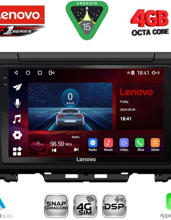 LENOVO SSQ 9679_CPA (9inc) MULTIMEDIA TABLET for SUZUKI JIMNY mod. 2017-2026