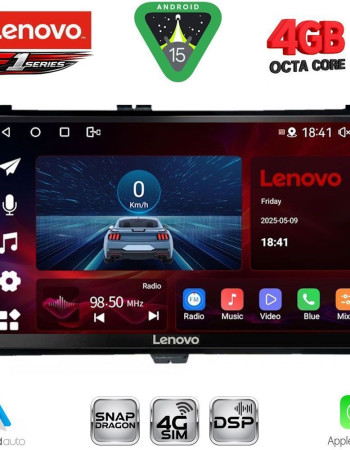 LENOVO SSQ 9703_CPA (9inc) MULTIMEDIA TABLET for TOYOTA AURIS mod. 2015-2021 – AYGO X mod. 2022-2026 – COROLLA mod. 2017-2019