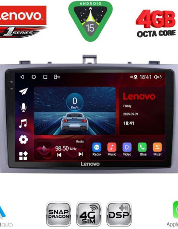 LENOVO SSQ 9705SL_CPA (9inc) MULTIMEDIA TABLET for TOYOTA AVENSIS (T27) mod. 2009-2015 (SILVER)