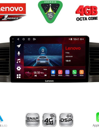 LENOVO SSQ 9712BL_CPA (9inc) MULTIMEDIA TABLET for TOYOTA COROLLA mod. 2001-2006 (BLACK)