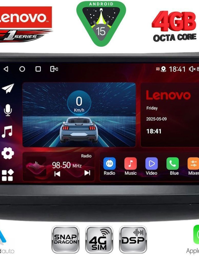 LENOVO SSQ 9728_CPA (9inc) MULTIMEDIA TABLET for TOYOTA PRIUS mod. 2003-2009