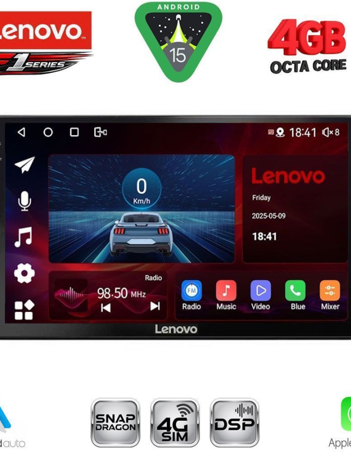 LENOVO SSQ 9734_CPA (10inc) MULTIMEDIA TABLET for TOYOTA RAV 4 mod. 2019-2025