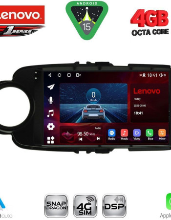 LENOVO SSQ 9737BL_CPA (9inc) MULTIMEDIA TABLET for TOYOTA YARIS mod. 2011-2015 (BLACK)