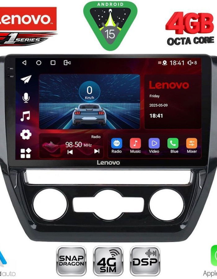 LENOVO SSQ 9741_CPA (10inc) MULTIMEDIA TABLET for VW JETTA mod. 2010-2016