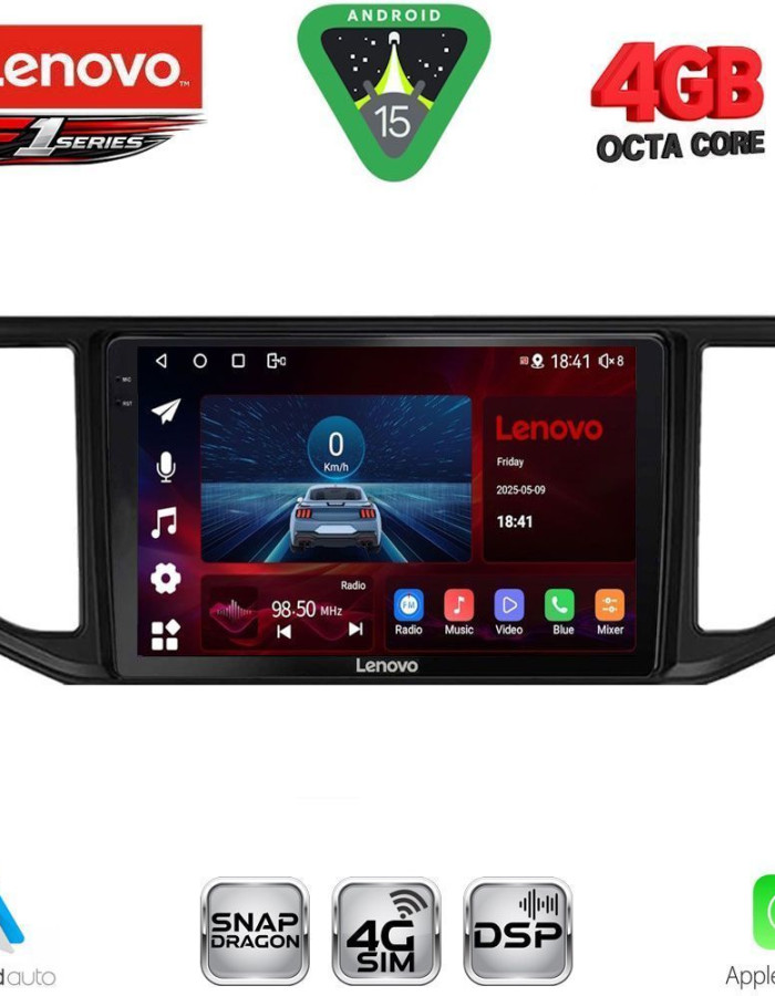 LENOVO SSQ 9753_CPA (10inc) MULTIMEDIA TABLET for VW CRAFTER mod. 2017-2026