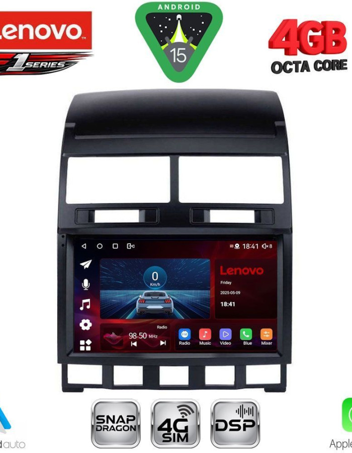 LENOVO SSQ 9765_CPA (9inc) MULTIMEDIA TABLET for VW TOUAREG mod. 2003-2011