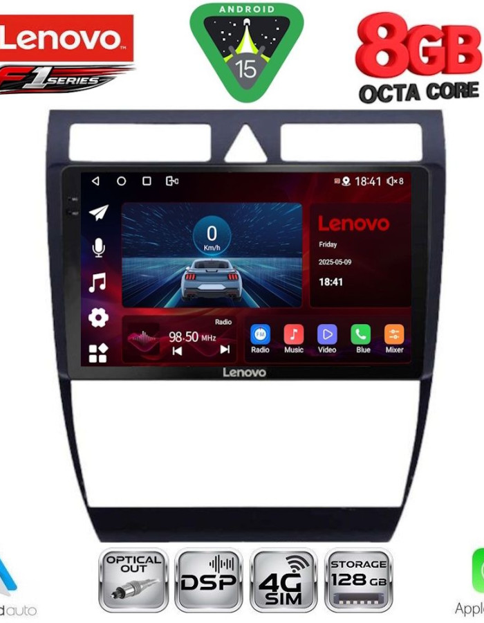 LENOVO SSR 10006_CPA (9inc) MULTIMEDIA TABLET for AUDI A6 mod. 1998-2005