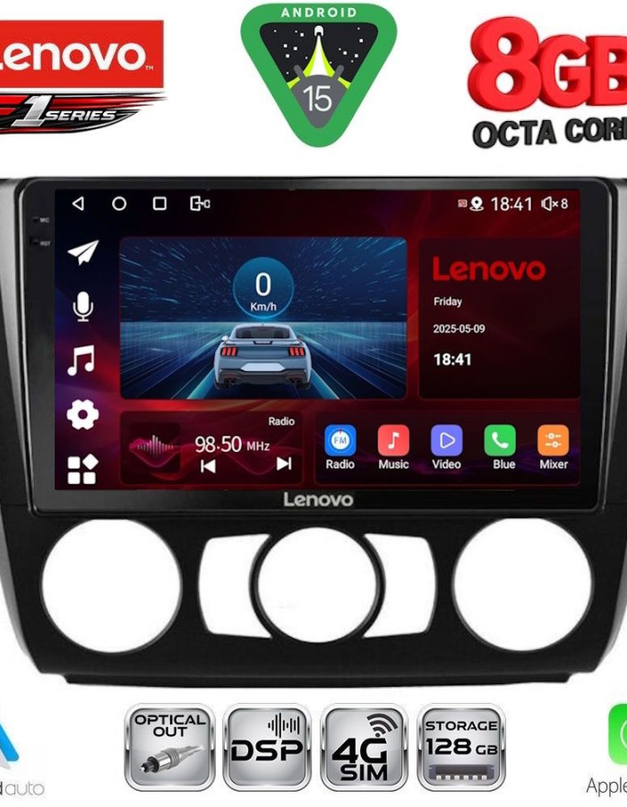 LENOVO SSR 10040_CPA A/C (9inc) MULTIMEDIA TABLET for BMW S.1  E81-82-87-88 mod. 2004-2013