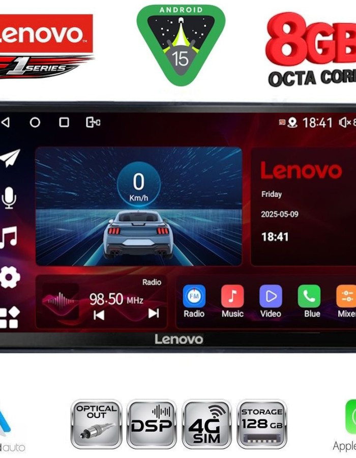 LENOVO SSR 10081_CPA (9inc) MULTIMEDIA TABLET for CITROEN – PEUGEOT mod. 2008-2018