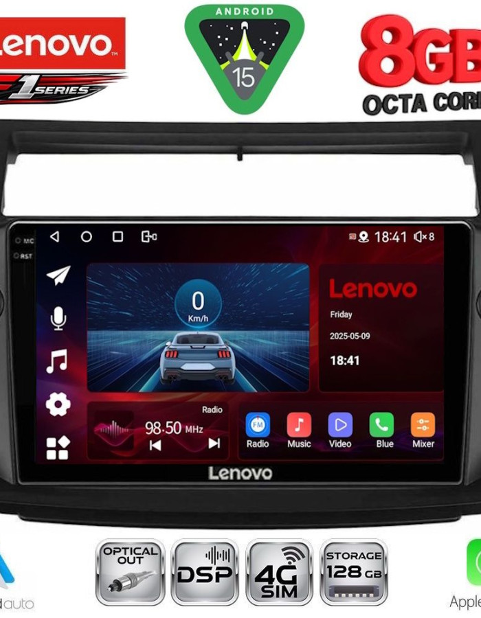LENOVO SSR 10084BL_CPA (9inc) MULTIMEDIA TABLET for CITROEN C4  mod. 2004-2011 (BLACK)