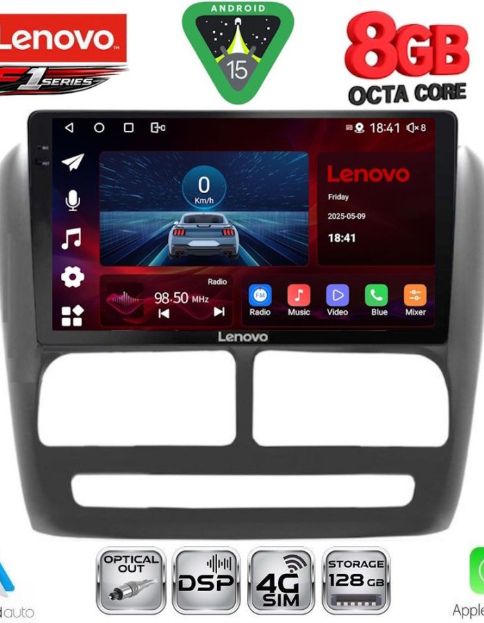 LENOVO SSR 10137_CPA (9inc) MULTIMEDIA TABLET for FIAT DOBLO mod. 2010-2015