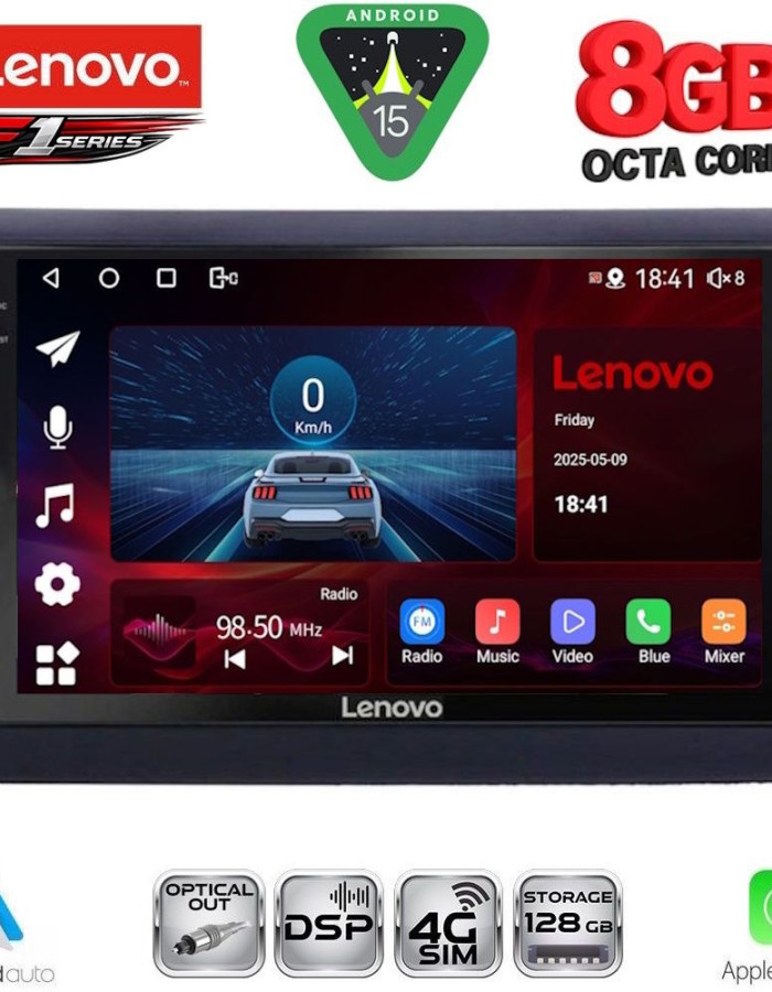 LENOVO SSR 10145_CPA (9inc) MULTIMEDIA TABLET for FIAT STILO mod. 2001-2007