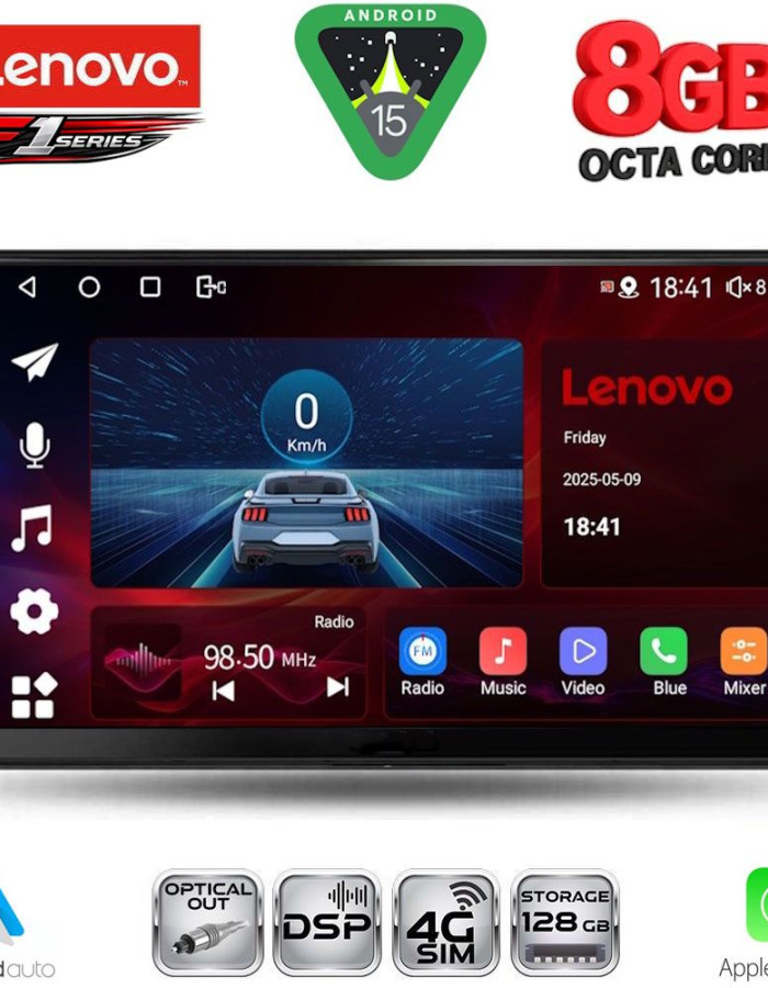 LENOVO SSR 10155_CPA (10inc) MULTIMEDIA TABLET for FORD FIESTA mod. 2018-2025