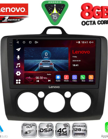 LENOVO SSR 10156BL_CPA A/C (9inc) MULTIMEDIA TABLET for FORD FOCUS mod. 2005-2012 (BLACK)