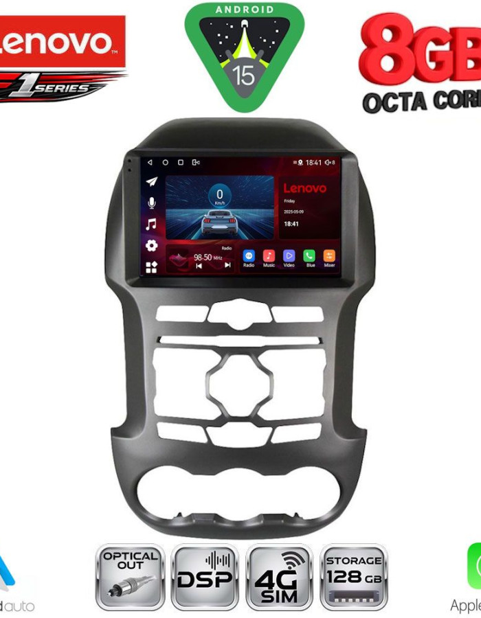 LENOVO SSR 10171S_CPA (9inc) MULTIMEDIA TABLET for FORD RANGER mod. 2011-2015