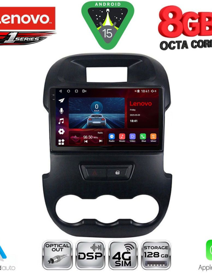 LENOVO SSR 10171_CPA (9inc) MULTIMEDIA TABLET for FORD RANGER mod. 2011-2015
