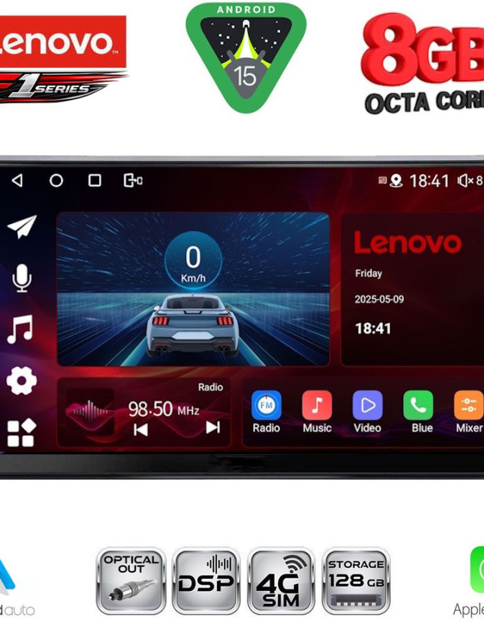 LENOVO SSR 10174L_CPA (10inc) MULTIMEDIA TABLET for FORD TRANSIT CONNECT mod. 2018-2025 Low Version