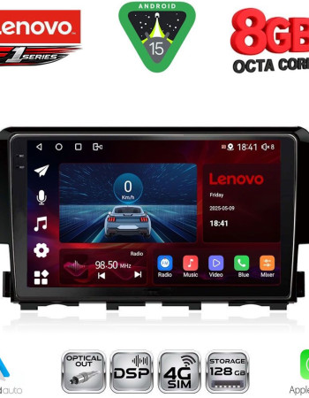 LENOVO SSR 10191_CPA (9inc) MULTIMEDIA TABLET for HONDA CIVIC mod. 2016-2021