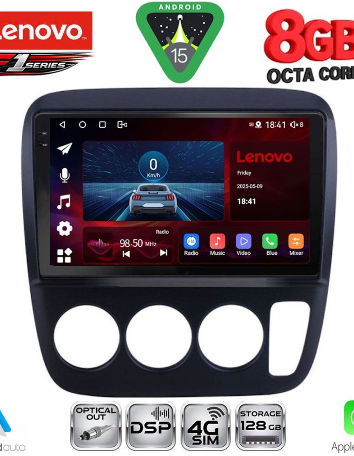 LENOVO SSR 10196_CPA A/C (9inc) MULTIMEDIA TABLET for HONDA CRV mod. 1996-2006