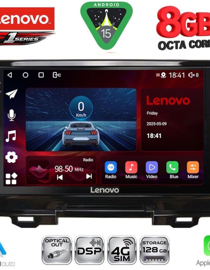 LENOVO SSR 10202_CPA (9inc) MULTIMEDIA TABLET for HONDA HRV mod. 2021-2026
