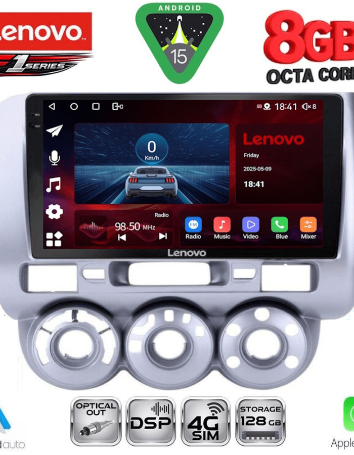 LENOVO SSR 10210_CPA A/C (9inc) MULTIMEDIA TABLET for HONDA JAZZ mod. 2002-2008