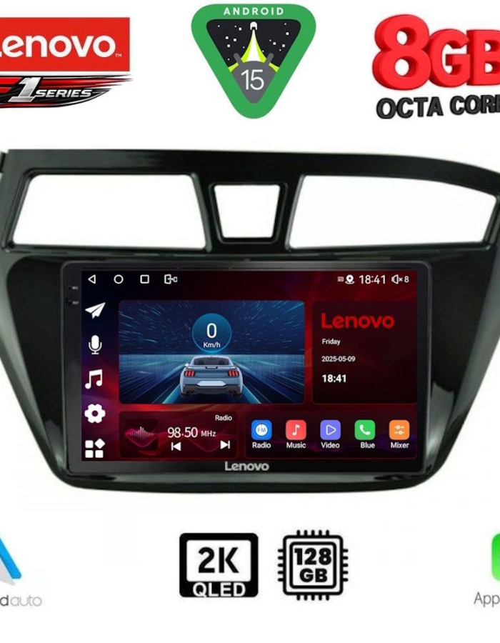 LENOVO SSR 10229_CPA (9inc) MULTIMEDIA TABLET for HYUNDAI i20 mod. 2014-2018