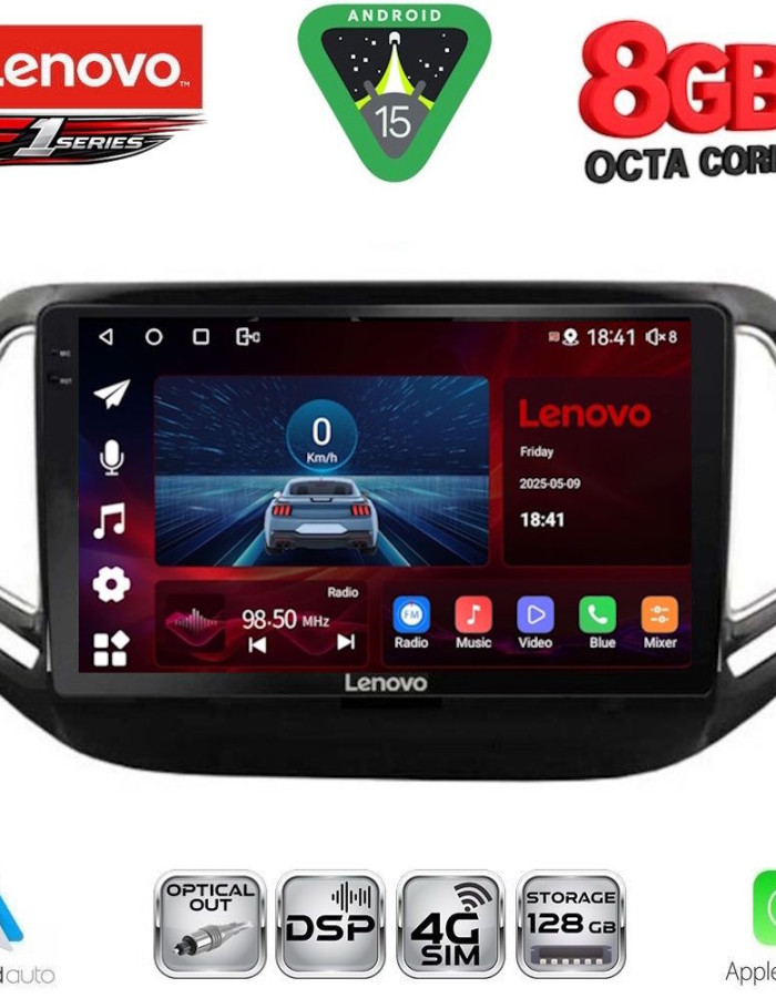 LENOVO SSR 10278_CPA (10inc) MULTIMEDIA TABLET for JEEP COMPASS mod. 2016-2021