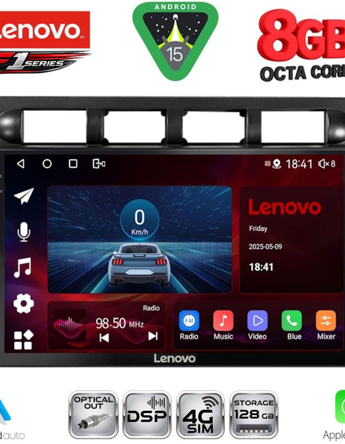 LENOVO SSR 10306_CPA (9inc) MULTIMEDIA TABLET for KIA PICANTO mod. 2004-2008