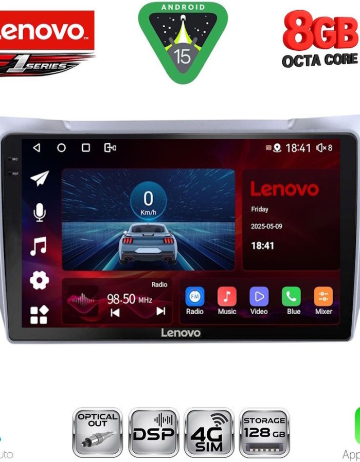 LENOVO SSR 10345SL_CPA (10inc) MULTIMEDIA TABLET for LEXUS RX 300 – 400 mod. 2003-2008