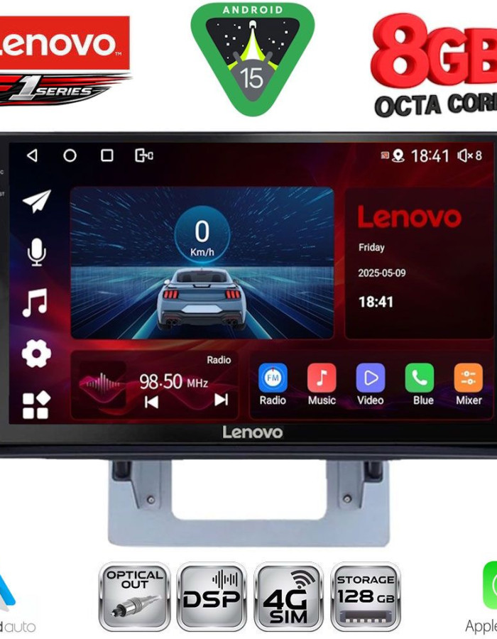 LENOVO SSR 10364_CPA DASH (9inc) MULTIMEDIA TABLET for MAZDA BT50 mod. 2012-2019