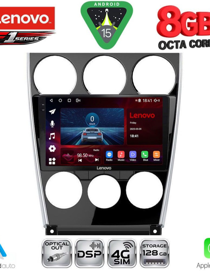 LENOVO SSR 10375_CPA (9inc) MULTIMEDIA TABLET for MAZDA 6 (FACELIFT) mod. 2005-2008