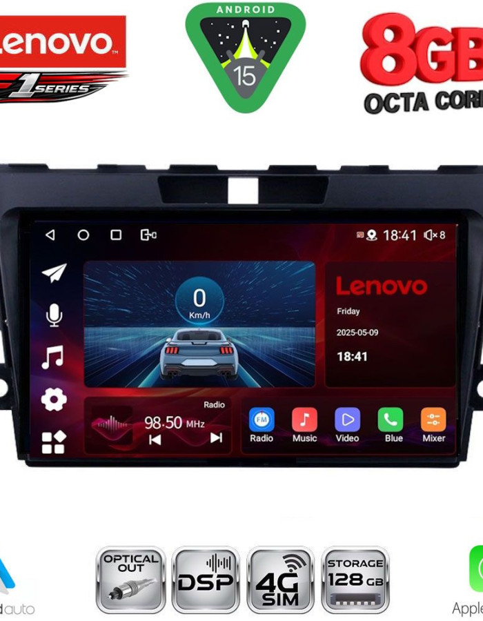 LENOVO SSR 10389_CPA (9inc) MULTIMEDIA TABLET for MAZDA CX7  mod. 2006-2012