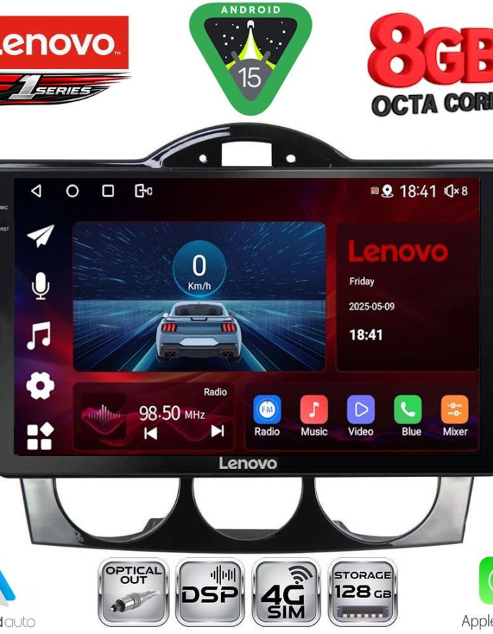 LENOVO SSR 10394_CPA (9inc) MULTIMEDIA TABLET for MAZDA RX8 mod. 2001-2008