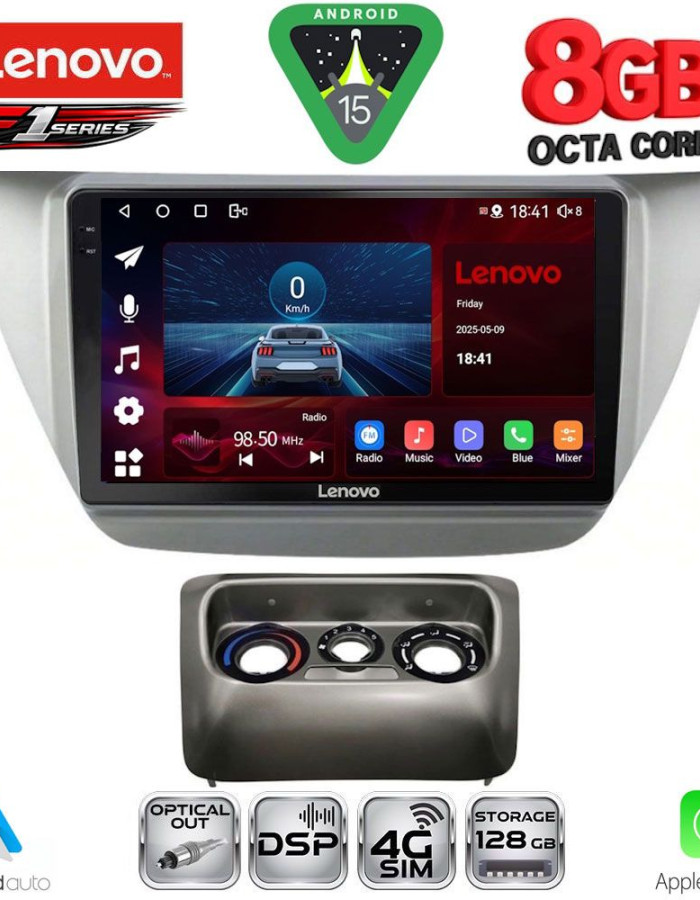 LENOVO SSR 10433_CPA (9inc) MULTIMEDIA TABLET for MITSUBISHI LANCER mod. 2000-2007