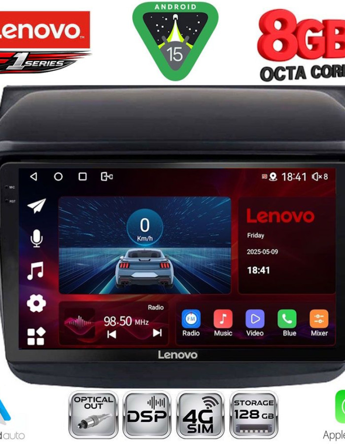 LENOVO SSR 10436_CPA (9inc) MULTIMEDIA TABLET for MITSUBISHI L200 mod. 2006-2015