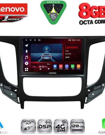 LENOVO SSR 10437_CPA CLIMA (9inc) MULTIMEDIA TABLET for MITSUBISHI L200 mod. 2015-2019 with CLIMA