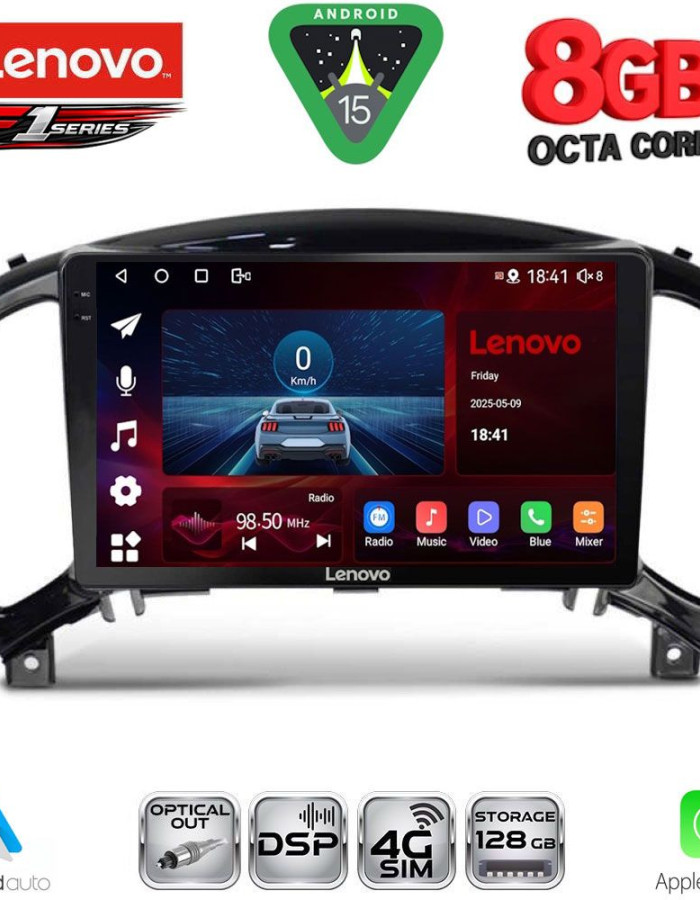 LENOVO SSR 10452_CPA (9inc) MULTIMEDIA TABLET for NISSAN JUKE mod. 2009-2020