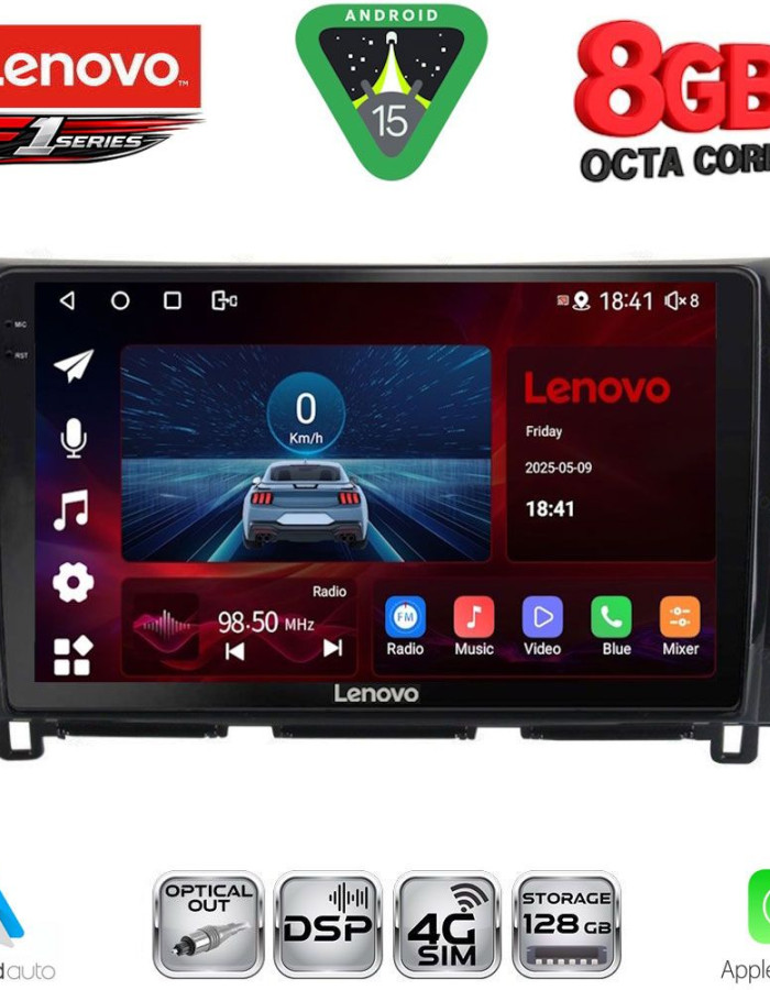 LENOVO SSR 10456_CPA (10inc) MULTIMEDIA TABLET for NISSAN NAVARA mod. 2016-2025