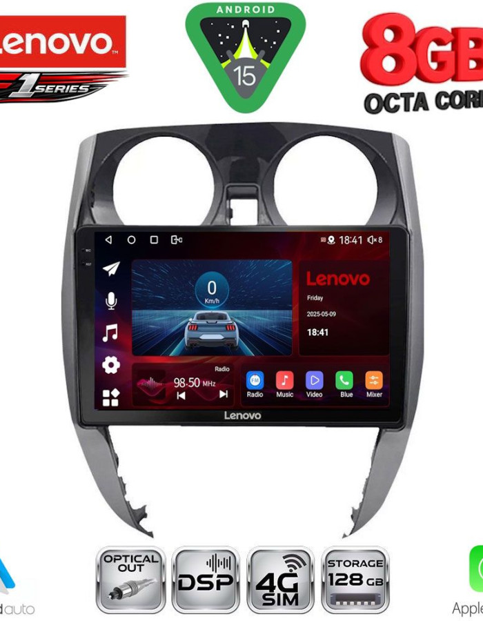 LENOVO SSR 10464_CPA (10inc) MULTIMEDIA TABLET for NISSAN NOTE mod. 2012-2020