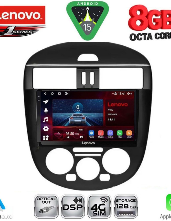 LENOVO SSR 10465AC_CPA (9inc) MULTIMEDIA TABLET for NISSAN TIIDA mod. 2013-2023 with A/C