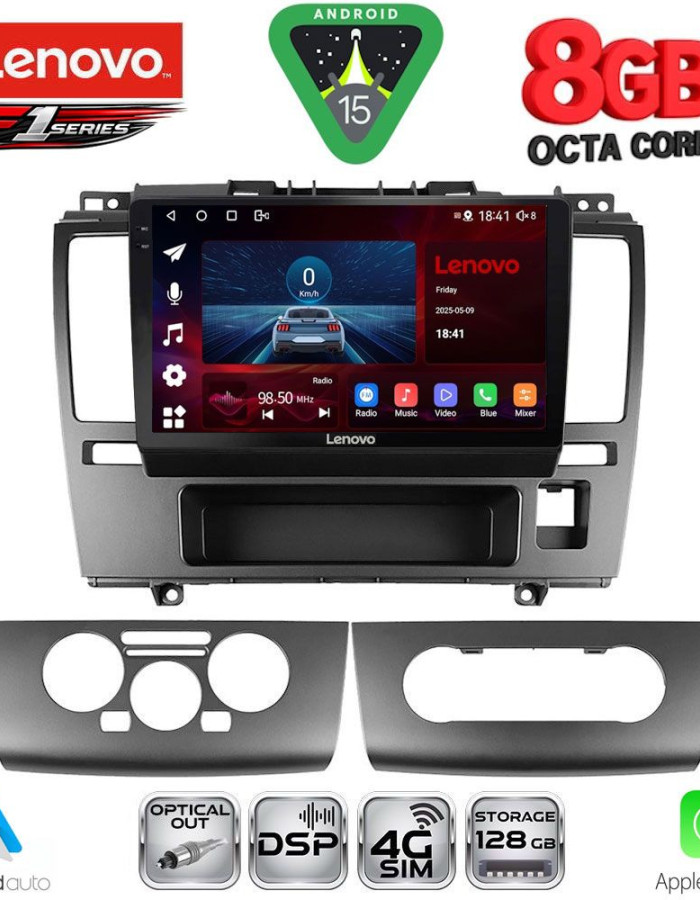 LENOVO SSR 10465_CPA (9inc) MULTIMEDIA TABLET for NISSAN TIDA mod. 2004>