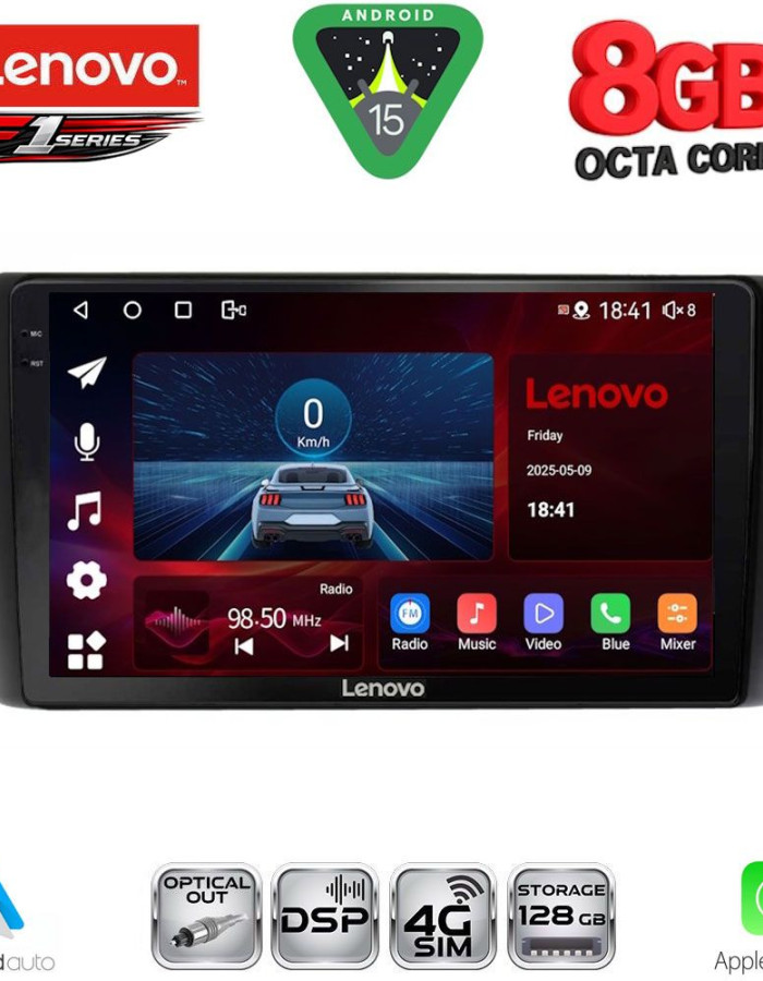 LENOVO SSR 10472_CPA (9inc) MULTIMEDIA TABLET for NISSAN LEAF mod. 2009-2017