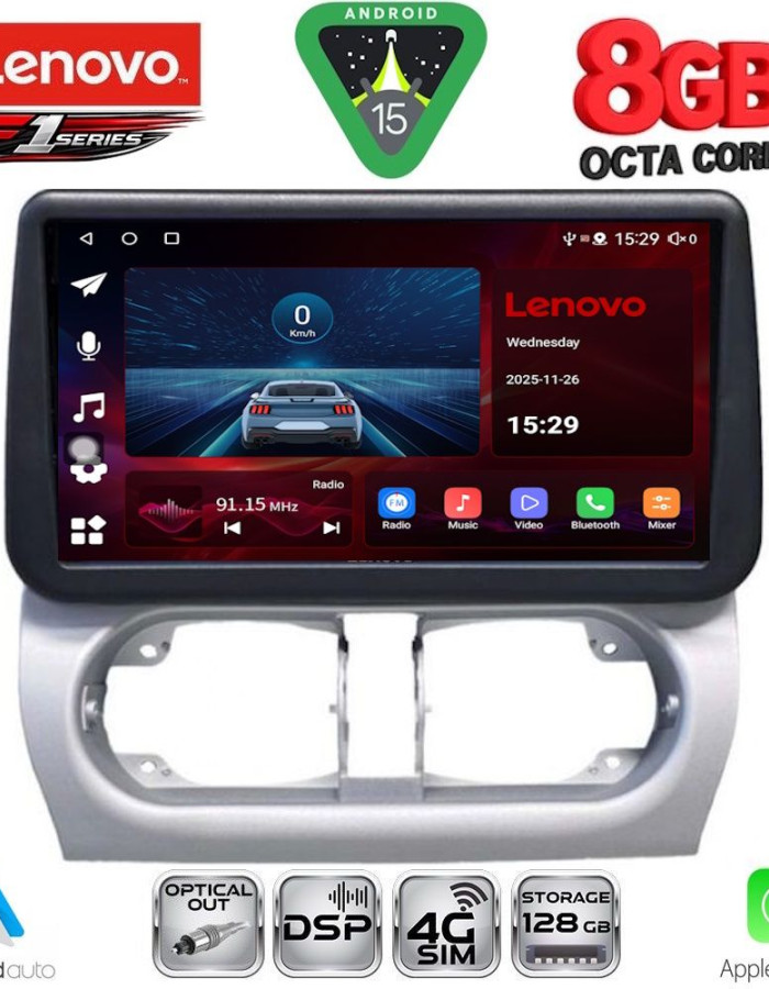 LENOVO SSR 10500_CPA (9inc) MULTIMEDIA TABLET for OPEL CORSA C mod 2000-2006 - TIGRA mod. 2004-2009