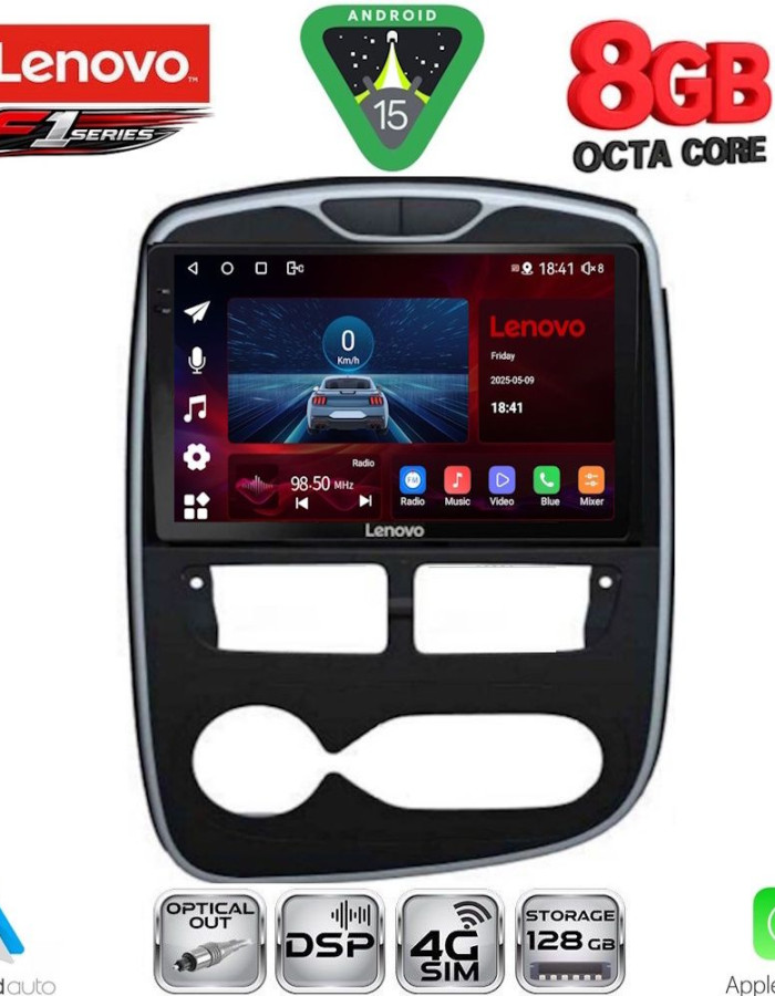 LENOVO SSR 10544_CPA (10inc) MULTIMEDIA TABLET for RENAULT CLIO mod. 2012-2015