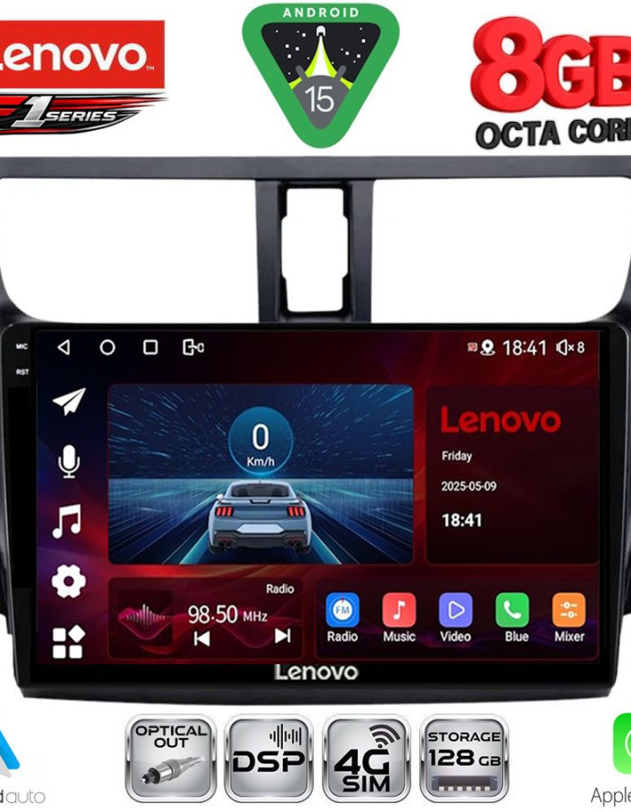 LENOVO SSR 10674_CPA (9inc) MULTIMEDIA TABLET for SUZUKI CELERIO mod. 2015-2021