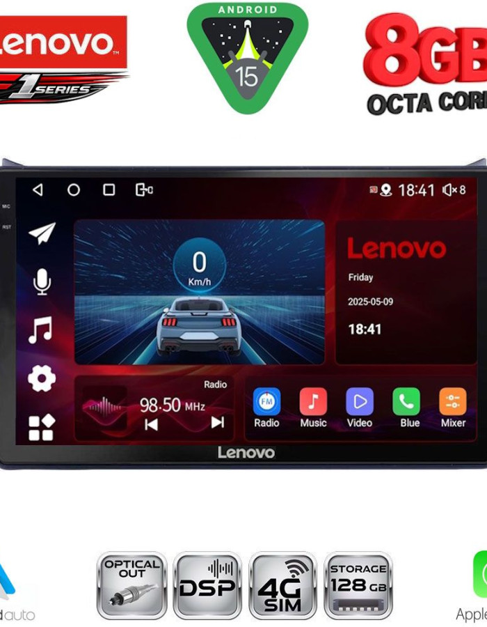 LENOVO SSR 10682_CPA (9inc) MULTIMEDIA TABLET for OPEL AGILA - SUZUKI SPLASH mod. 2008-2018