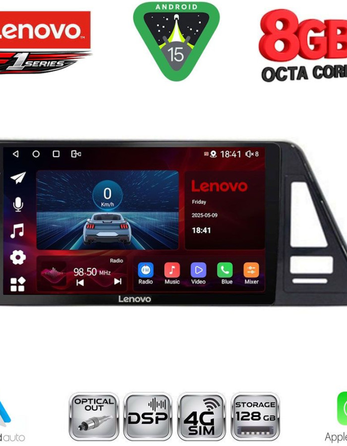 LENOVO SSR 10709_CPA (9inc) MULTIMEDIA TABLET for TOYOTA CH-R mod. 2017-2023