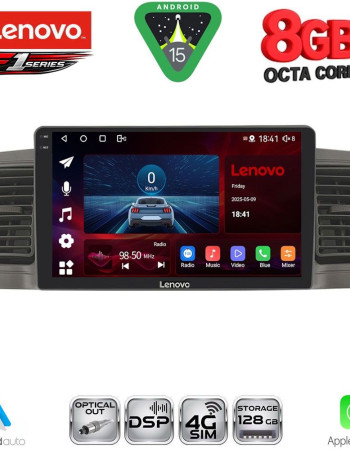 LENOVO SSR 10712GR_CPA (9inc) MULTIMEDIA TABLET for TOYOTA COROLLA mod. 2001-2006 (GREY)