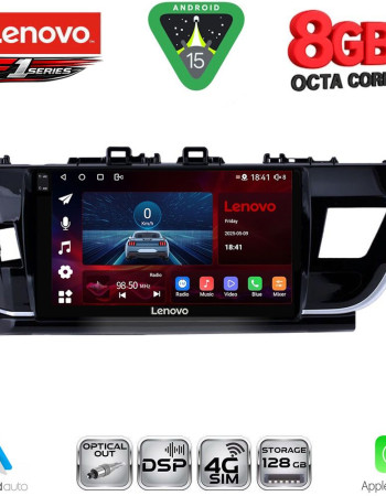 LENOVO SSR 10714BIG_CPA (10inc) MULTIMEDIA TABLET for TOYOTA COROLLA mod. 2013-2016