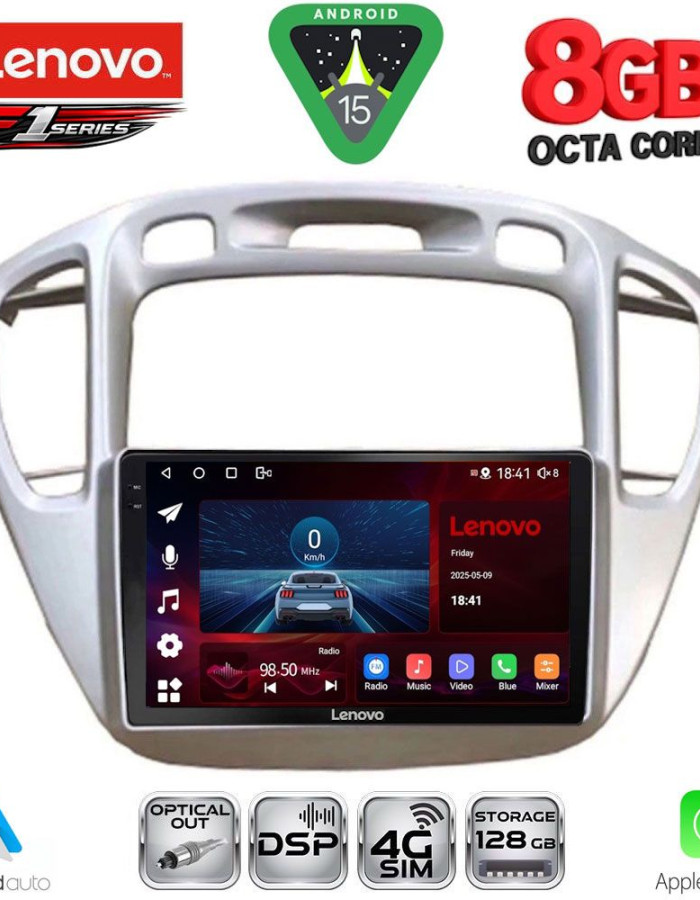LENOVO SSR 10718_CPA (9inc) MULTIMEDIA TABLET for TOYOTA HIGHLANDER mod. 2002-2009